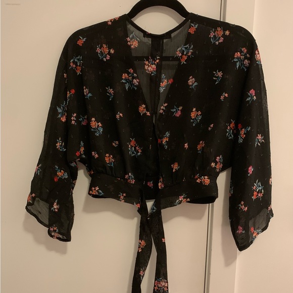 Forever21 Floral Kimono Top - Picture 7 of 7